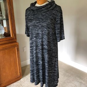 Fall Tunic/Dress With Detachable Infinity Scarf